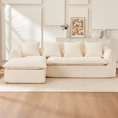 Deep Seat Sofa 3 Seater For Living Room Oversized