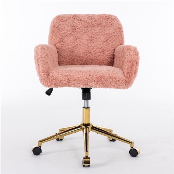 Pink Adjustable Desk Chair
