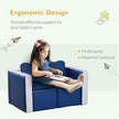 Children's 2-in-1 Sofa Set - Blue , WalMart Is Prohibited For Sale And Does Not Ship On Weekends