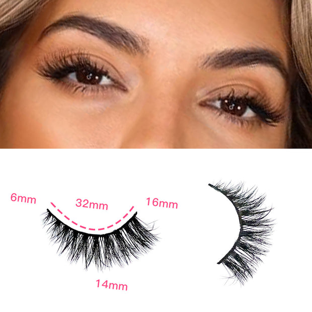 3D False Eyelashes Are Multi-layered, Realistic, Soft And Comfortable