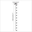 Children's Beard Height Measurement Wall Sticker