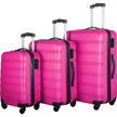 3 Piece Set Of Suitcases, Hard Shell Trolley Case