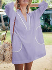 Saodimallsu Womens V Neck Swimsuit Coverup