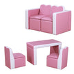 Children's 2-in-1 Sofa Set - Pink