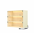 LED Light Shoebox Triple Layer With Glass Door