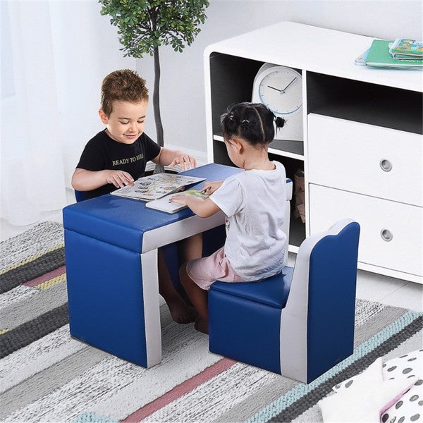 Children's 2-in-1 Sofa Set - Blue , WalMart Is Prohibited For Sale And Does Not Ship On Weekends