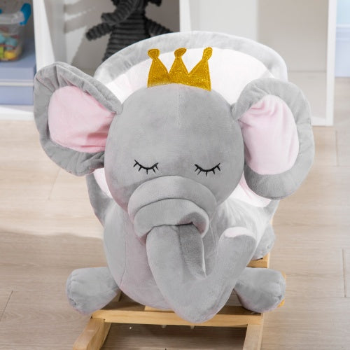 Qaba Baby Elephant Rocking Chair