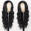 26 Inch Women's Black Long Wave Non-toxic Wig