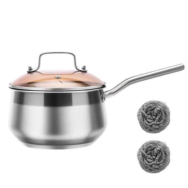 WANGYUANJI Non-Stick Stainless Steel Saucepan