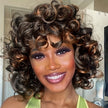 12-inch Multi-color Curly Hair