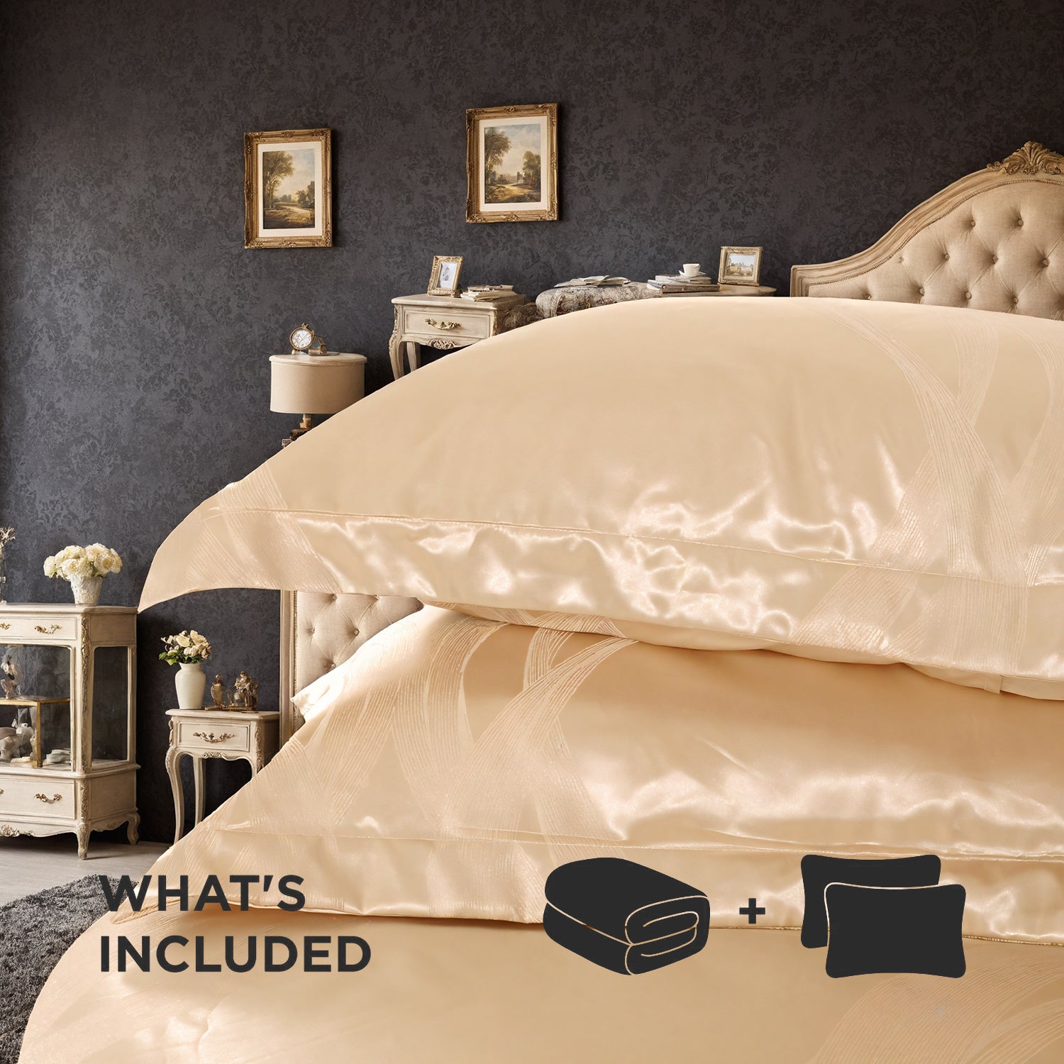 Luxurious Satin Microfiber Bedding