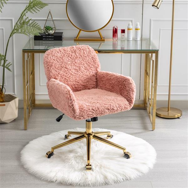 Pink Adjustable Desk Chair
