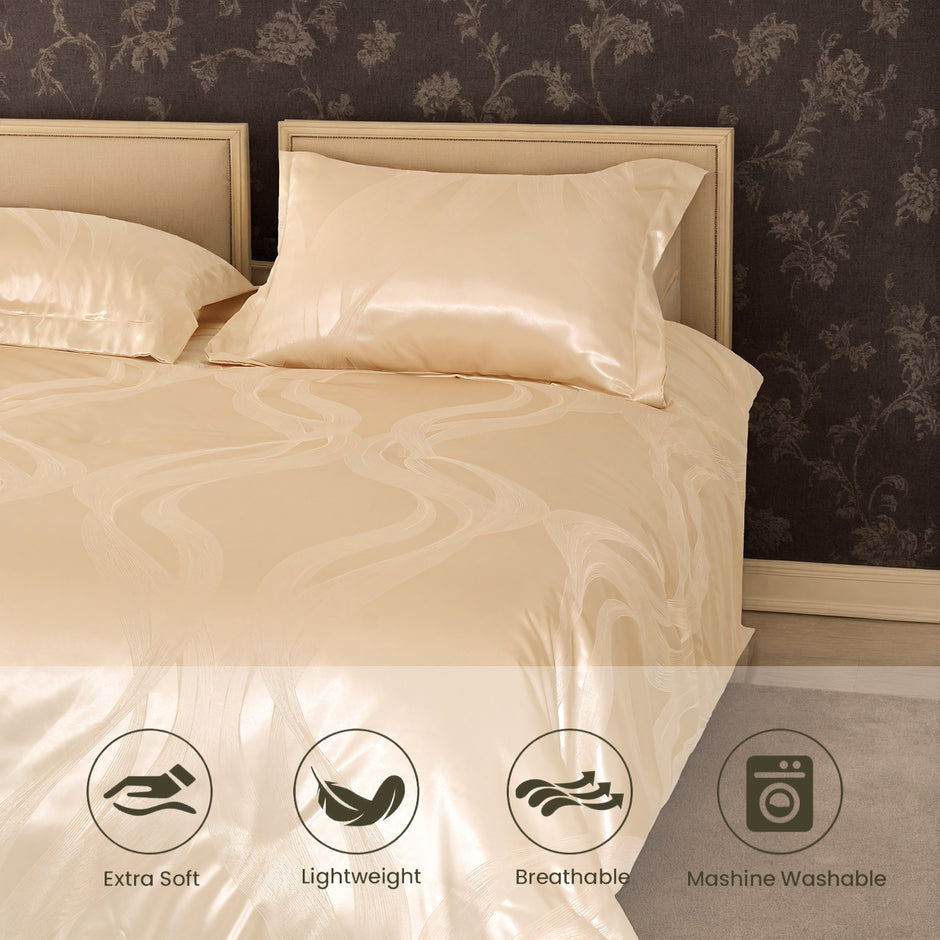 Luxurious Satin Microfiber Bedding