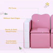 Children's 2-in-1 Sofa Set - Pink