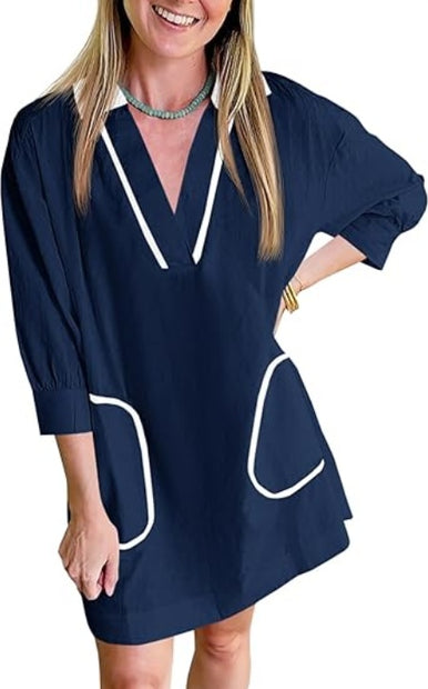 Saodimallsu Womens V Neck Swimsuit Coverup