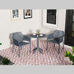 3 Piece Plastic Arm Chair Bistro