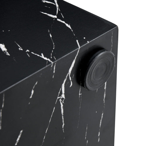 Black Marble Texture MDF Coffee Table