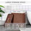 Bamboo Laundry Basket With Lid And String Handles