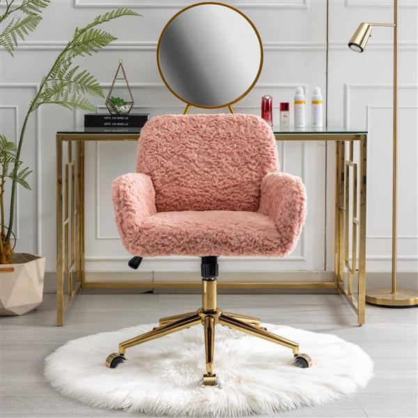 Pink Adjustable Desk Chair