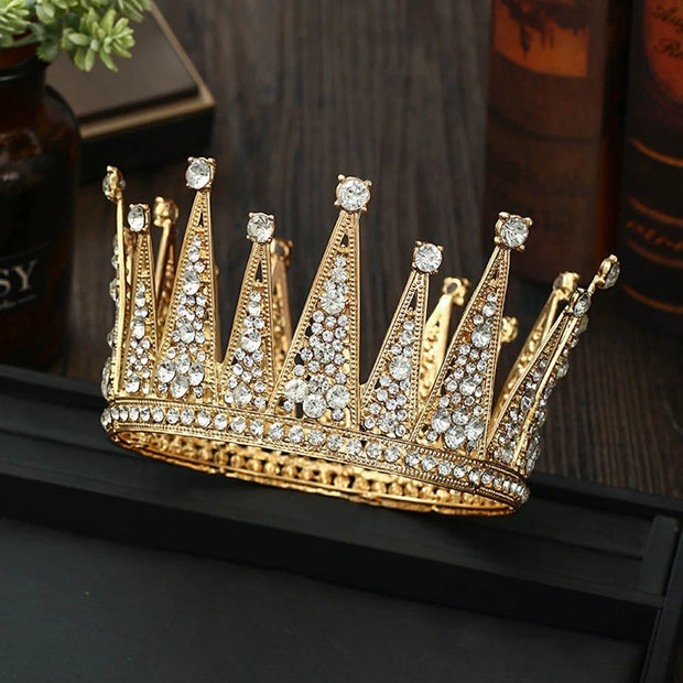 Hollow Diamond Crown Tiara