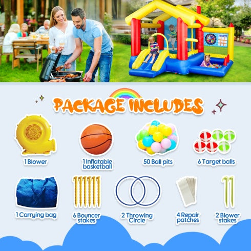 8 In 1 Inflatable Bounce House