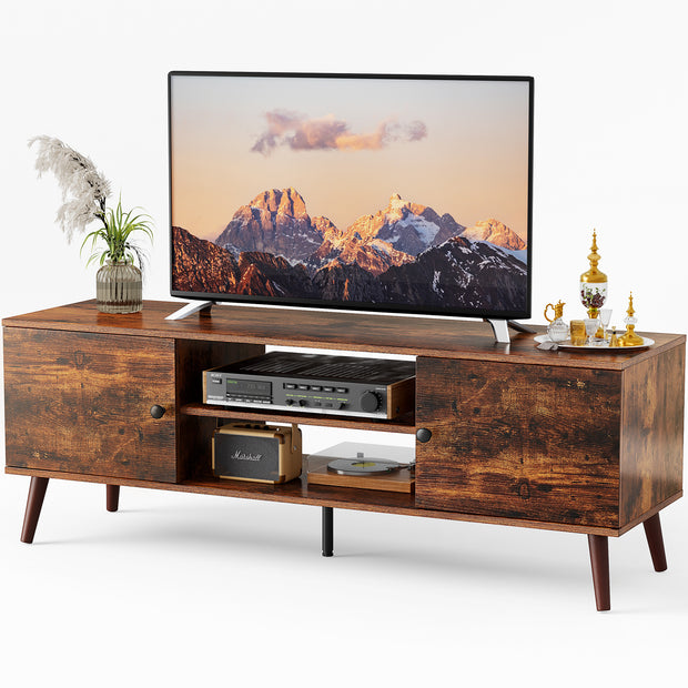 Panel TV Cabinet Can Store Black Cabinets