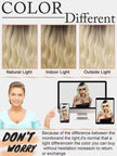 Synthetic Wavy Wig With Bangs
