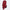 Elegant 24 Inch Red Wavy Synthetic Wig