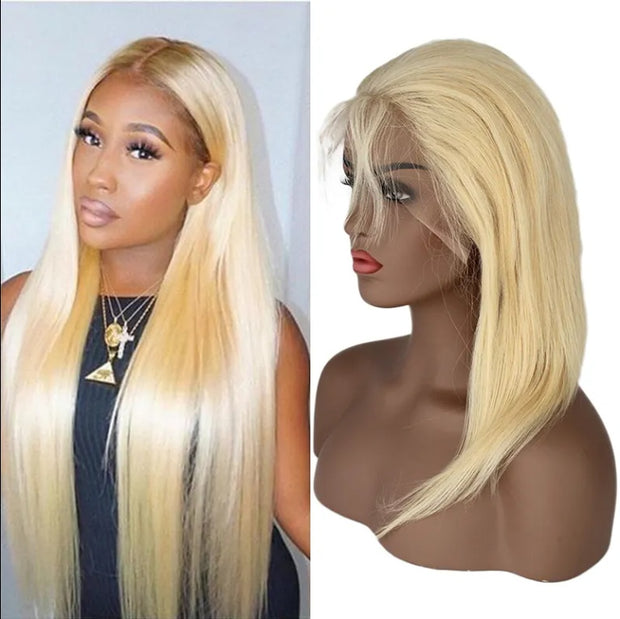 Long HD 13 4 Straight Lace Wig  Raw Black Female Human Hair